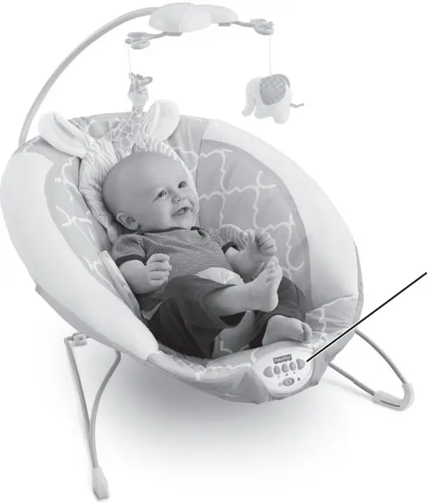 Fisher-Price CHM79 Deluxe Bouncer -fisher