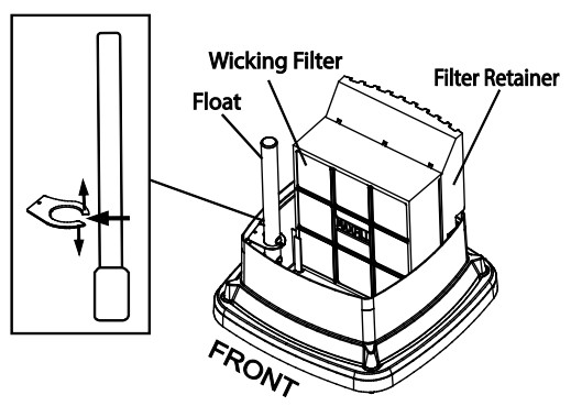 Humidificateur évaporatif sur pied AIRCARE - EVAPORATIVE WICK