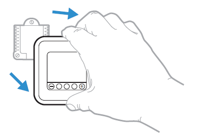 Tirer pour retirer le thermostat