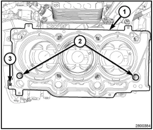 Culasse DODGE Chrysler Jeep 3 6L - FIG 3