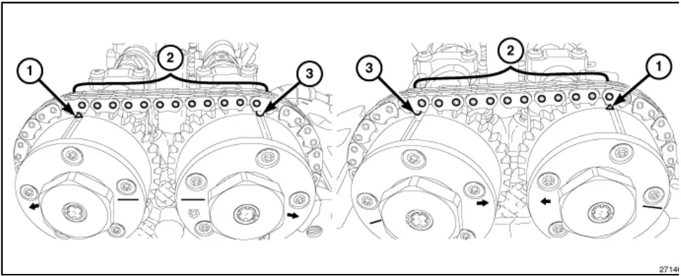 Culasse DODGE Chrysler Jeep 3 6L - FIG 10