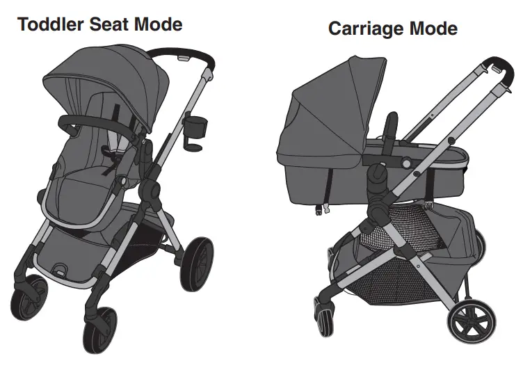 Evenflo Pivot Xpand Modular Stroller - Toddler Seat Mode (mode siège pour enfant)