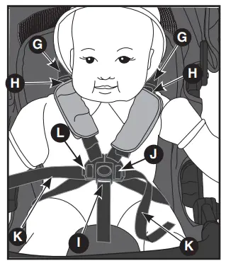 Evenflo Pivot Xpand Modular Stroller - Harnais1