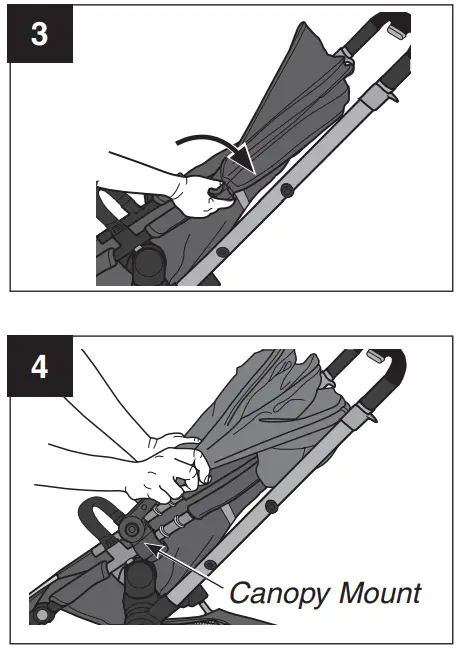 Evenflo Pivot Xpand Modular Stroller - Canopy1