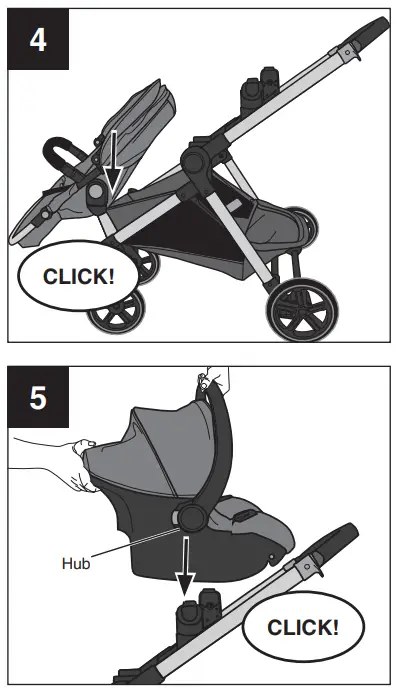 Evenflo Pivot Xpand Modular Stroller - Poussette double4