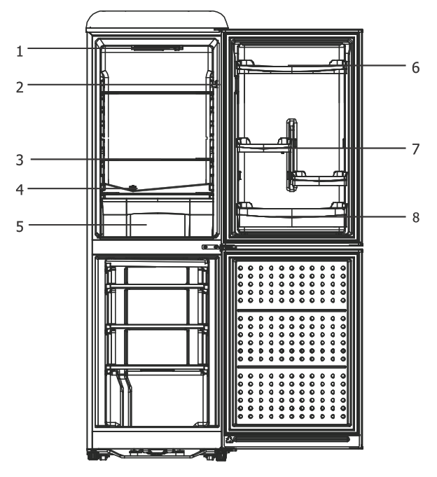 Réfrigérateur Galanz - figure 1