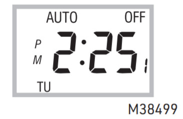 Honeywell Home RPLS730B Mur programmable - Mode automatique