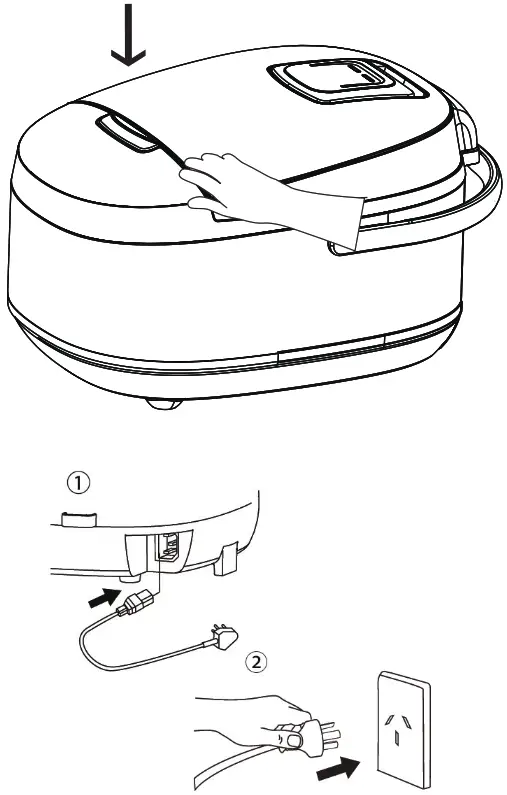 mistral MRC509 Cuiseur de riz numérique - Fig 1