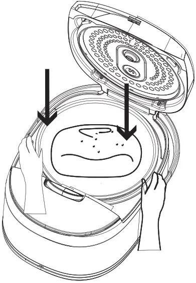 Cuiseur de riz numérique mistral MRC509 - Fig 3