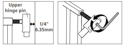 munchkin Extending Metal Push to counterclockwise (pousser dans le sens inverse des aiguilles d'une montre)