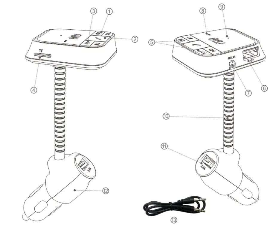 GOOSENECK-VM-208-Bluetooth-FM-Transmitter-fig- (1)