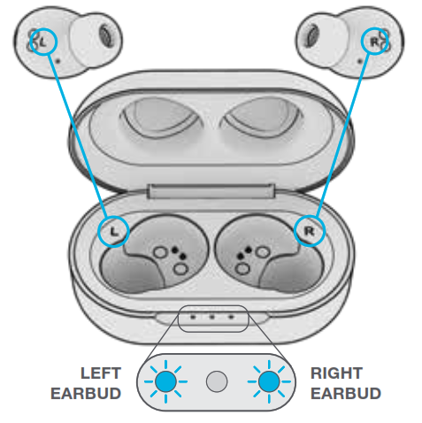 JLAB JBUDS Air True Wireless Earbuds - CHARGE