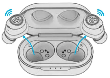 Écouteurs sans fil JLAB JBUDS Air - Écouteurs