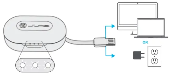 JLAB JBUDS Air Ecouteurs sans fil - CHARGE