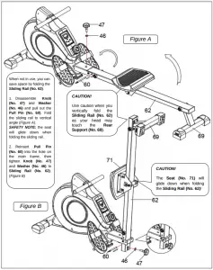 Rameur magnétique GUIDE DE STOCKAGE