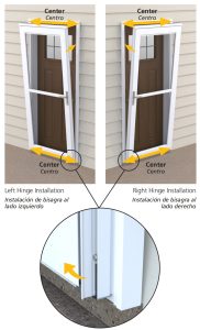 Contre-porte LARSON RS Platinum Collection - POSITIONNER LA PORTE