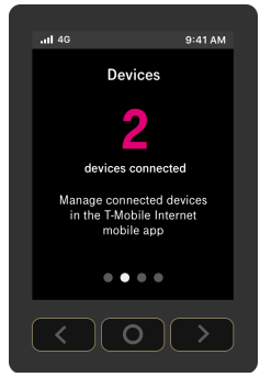 Guide de l'utilisateur de la passerelle Internet domestique T-Mobile KVD21 5G - Affichage des appareils connectés