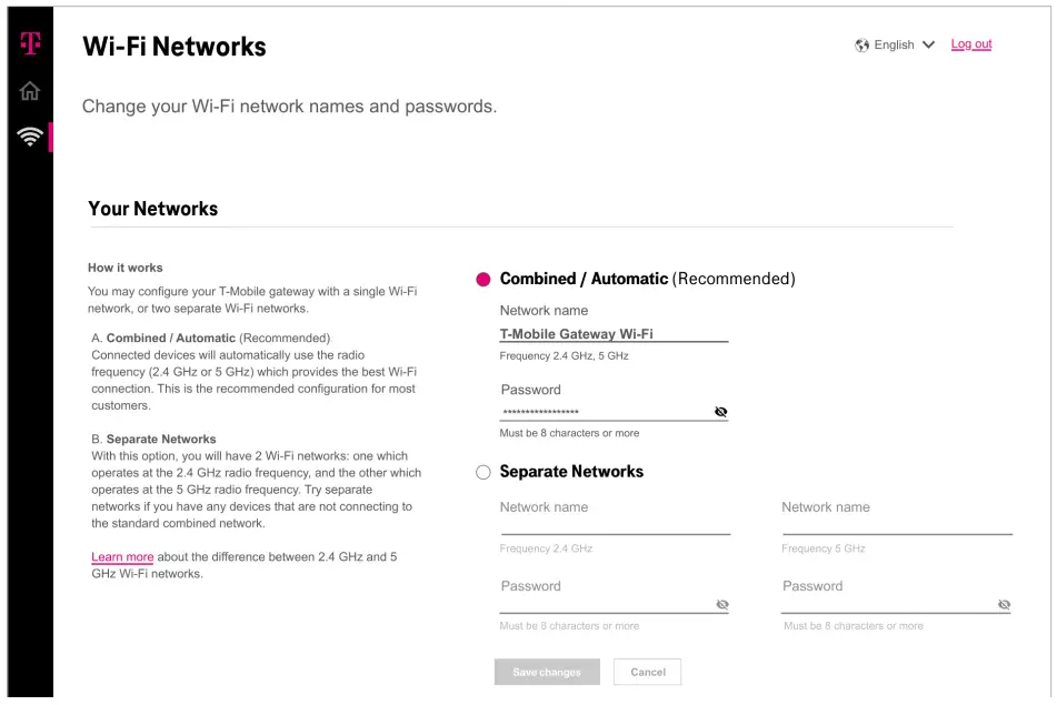 Guide de l'utilisateur de la passerelle Internet domestique T-Mobile KVD21 5G - Réseaux Wi-Fi