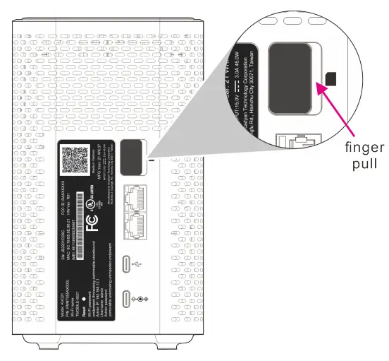 Guide de l'utilisateur de la passerelle Internet domestique T-Mobile KVD21 5G - Accès à la carte SIM