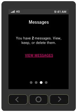 T-Mobile KVD21 5G Home Internet Gateway User Guide - Messages