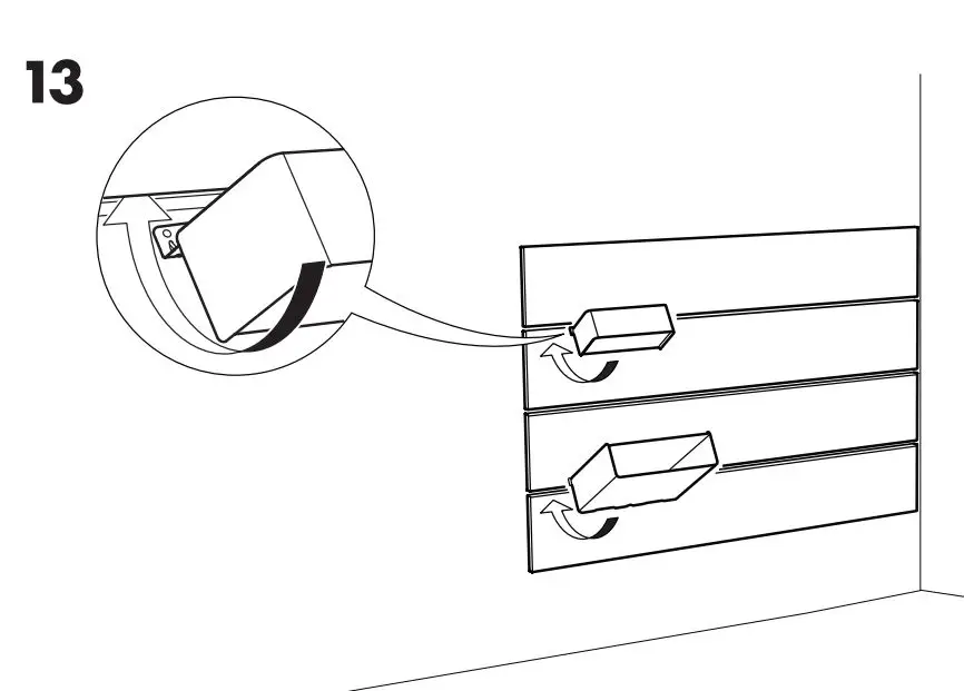 IKEA 903.727.98 Nordli Headboard Instruction Manual - Assembly 13