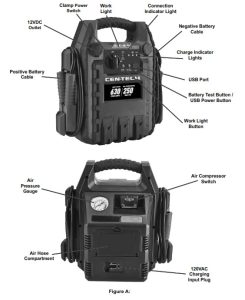 CEN-TECH 4-in-1 Portable Jump Pack-Fonctions