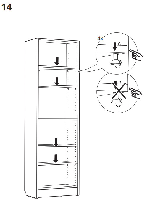 IKEA BILLY Bibliothèque - Vue d'ensemble 18