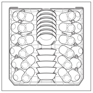 Lave-vaisselle Frigidaire Préparation de la vaisselle 12 couverts