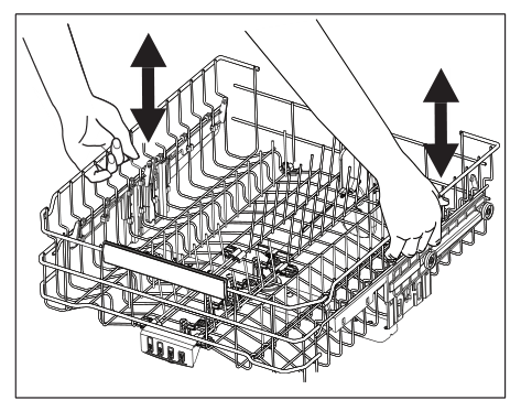 Grille supérieure réglable pour lave-vaisselle Frigidaire