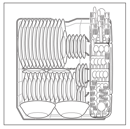 Lave-vaisselle Frigidaire 12 couverts modèle de chargement standard