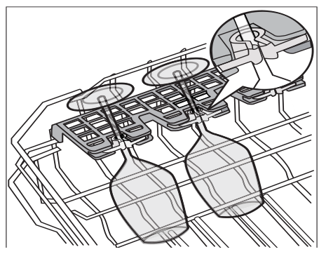 Porte-verres pour lave-vaisselle Frigidaire