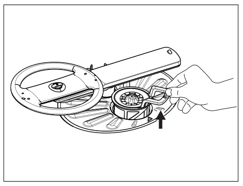 Lave-vaisselle Frigidaire - Nettoyer le filtre fin du cylindre Image 2