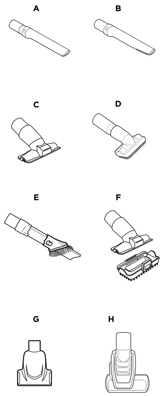 Shark Rotator Lift-Away - ACCESSOIRES DISPONIBLES