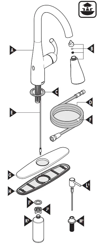 MOEN Motionsense Mains libres - 04