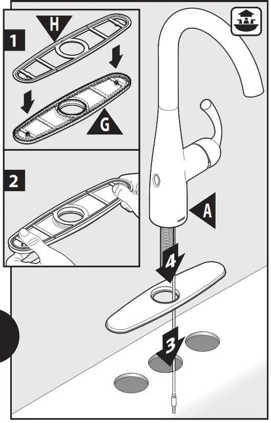 MOEN Motionsense Mains libres - 16