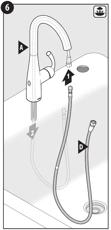 MOEN Motionsense Mains libres - 21