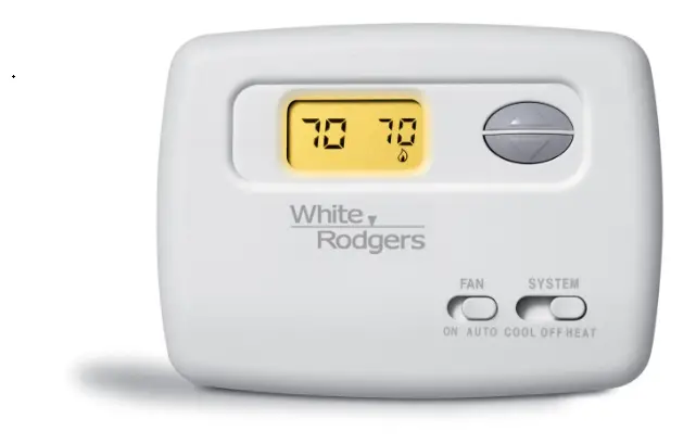 White Rodgers 1F78 thermostat non programmable produit