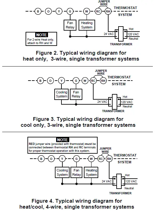 White Rodgers 1F78 Thermostat non programmable fig-3