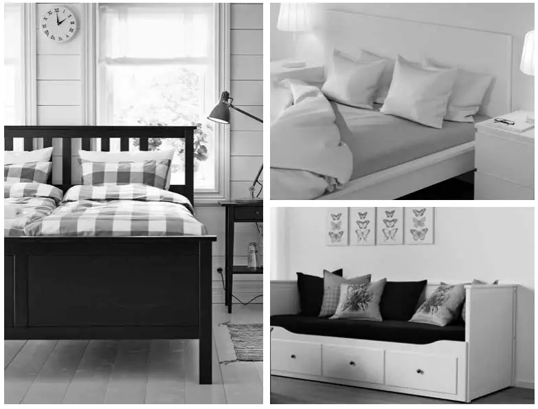 Cadre de lit IKEA Skorva -