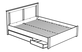 Cadre de lit IKEA Skorva - 7