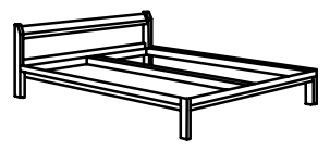 Cadre de lit IKEA Skorva - 8