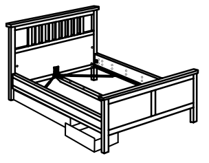 Cadre de lit IKEA Skorva - 10