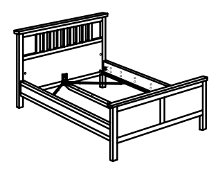 Cadre de lit IKEA Skorva - 9