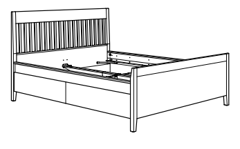 Cadre de lit IKEA Skorva - 21