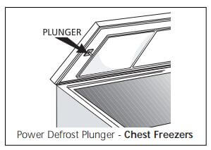 Piston de dégivrage électrique - Congélateurs coffres