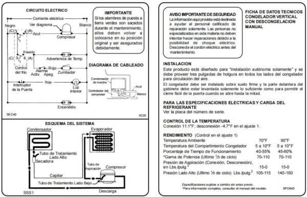 FrigidaireFrigidaire Upright Freezer Manual Notes 3 Upright Freezer Manual Notes 3