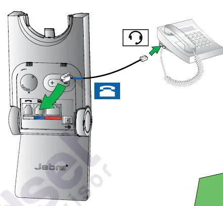 Jabra WHB003BS PRO 920 Système d'oreillette sans fil pour téléphones 7