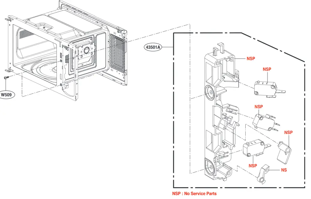 LG MS42960SS 42L Four à micro-ondes à Inverter - Vue d'ensemble 4