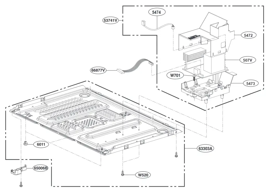 LG MS42960SS 42L Four à micro-ondes à Inverter - Vue d'ensemble 6