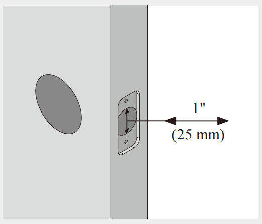 orangeIOT Keyless Entry Deadbolt Lock dimensions3